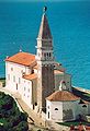 Zvonik cerkve sv. Jurija, Piran, Slovenija