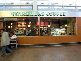 Starbuckswinkel in Brussels Airport