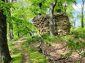 Mauerrest der Burg