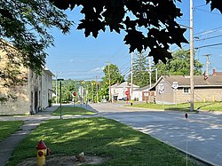 Intersection of Ohio State Routes 170 and 617