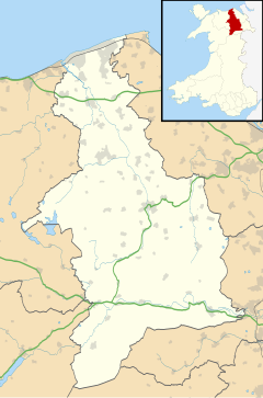 Clawddnewydd is located in Denbighshire