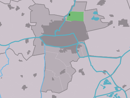 Doarpsgebiet fan Lekkum yn de gemeente Ljouwert