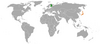 Location map for Finland and Japan.