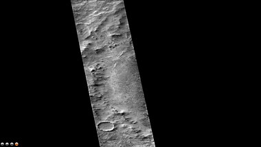 Campbell Crater, as seen by CTX camera (on Mars Reconnaissance Orbiter)