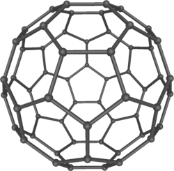 Formula di struttura del buckminsterfullerene