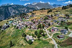 Skyline of Chamois