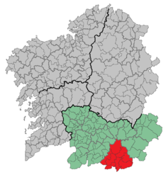 Verín – Mappa