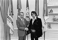 Presidente Nixon e Elvis na Casa Branca (1970)