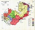 Image 12Tribal and linguistic map of Zambia (from Zambia)