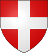 Blason historique de la Savoie : de gueules à la croix d'argent.