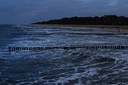 Østersøen ved halvøen Fischland-Darß-Zingst i Tyskland