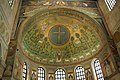 Transfiguration, abside de la basilique Saint-Apollinaire de Classe, Italie, VIe siècle.