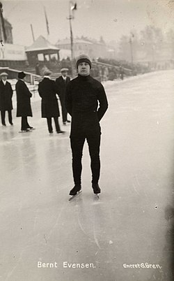 Bernt Evensen im Frognerstadion in Oslo