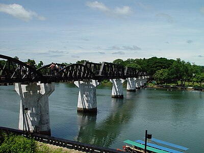 De brug over de rivier Khwae Yai