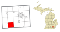 Location within Washtenaw County