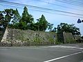 stone wall of Yatsushiro castle　