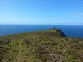 Bray Head view looking west with Bray Tower and Skellig Islands in distance