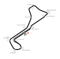 Streckenführung bis 1972.