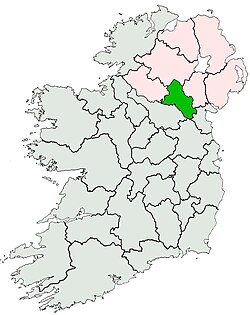 Location of Coonty Monaghan