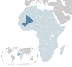 Location of Mali