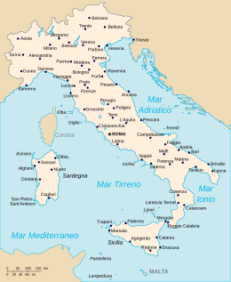 Italia - Mappa