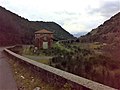 Station Lauria mit dem Viadukt im Hintergrund im Jahr 2014, Drehort des Films Basilicata coast to coast