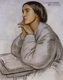 Portrait de Christina Rossetti (1866), Andrew Lloyd Webber Collection.