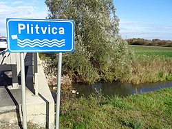 Řeka Plitvica u Varaždinu