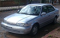 Facelifted Japanese market Tercel 4-door sedan