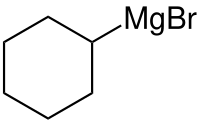 Strukturformel von Cyclohexylmagnesiumbromid