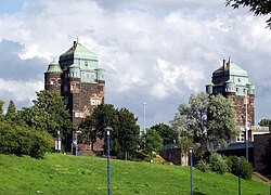 Brückentürme der Friedrich-Ebert-Brücke