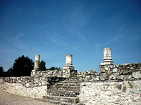 An open-air museum presents the Roman Empire ruins in Tác