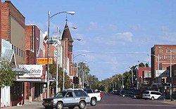 Downtown Lexington, looking north