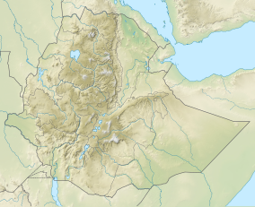 Map showing the location of Kuni-Muktar Mountain Nyala Sanctuary