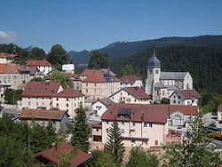 Skyline of Jougne