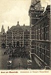 Nieuwbouw Gymnasium en HBS (ca. 1920)