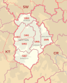 SM postcode area map