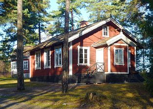 Lideby gamla skola på Torekällberget