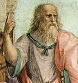 Platon, detalh de la fresca l'« Escòla d'Atenas » (1509)