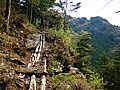 筏津からの登山道