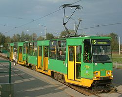 Tramvaj Konstal 105Na v Poznani