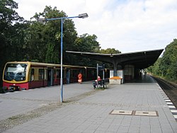 The railway station