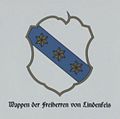 Wappen der Edlen von Lindenfels (Porzellanrelief im Angerpark Erkersreuth)