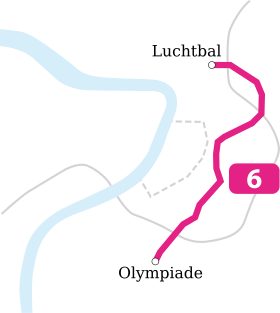 Voir la carte de la ligne.