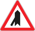 Merging traffic on the left