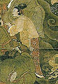 A woman's attire in a Goryeo dynasty painting, from the Water-Moon Avalokiteshvara, 1323 AD.