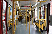 Interieur in de stadtrams