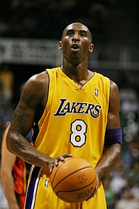 Bryant v dresu Los Angeles Lakers