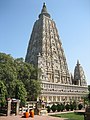 Tempio di Mahabodhi dell'era Kusana a Bodh Gaya, lungo la GT road