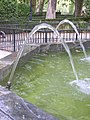 The course of the water in a fountain is parabolic